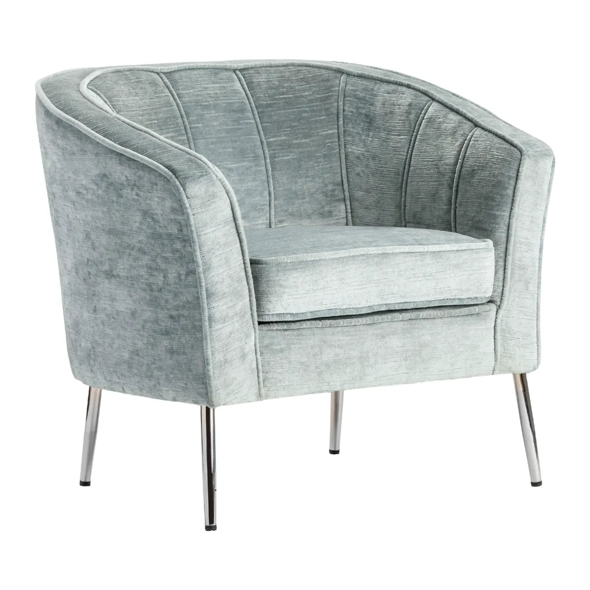 velour accent chair