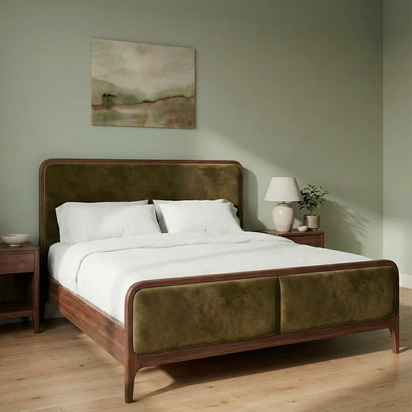 velvet bed
