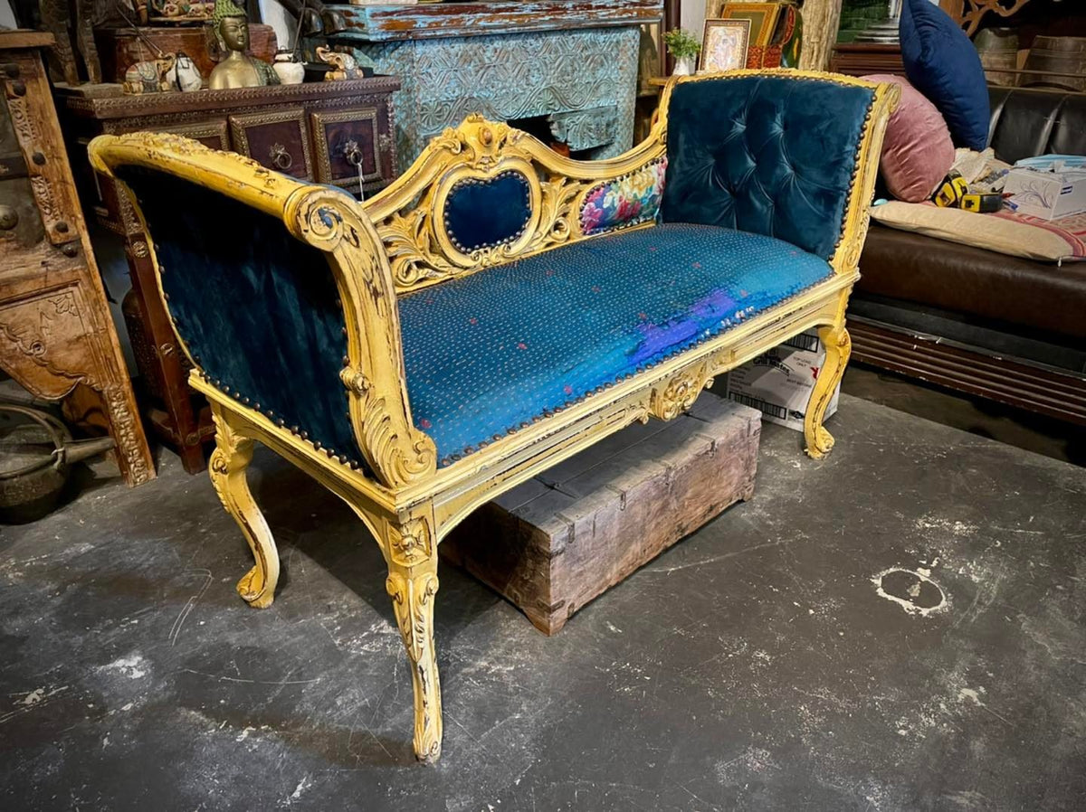 velvet sofa