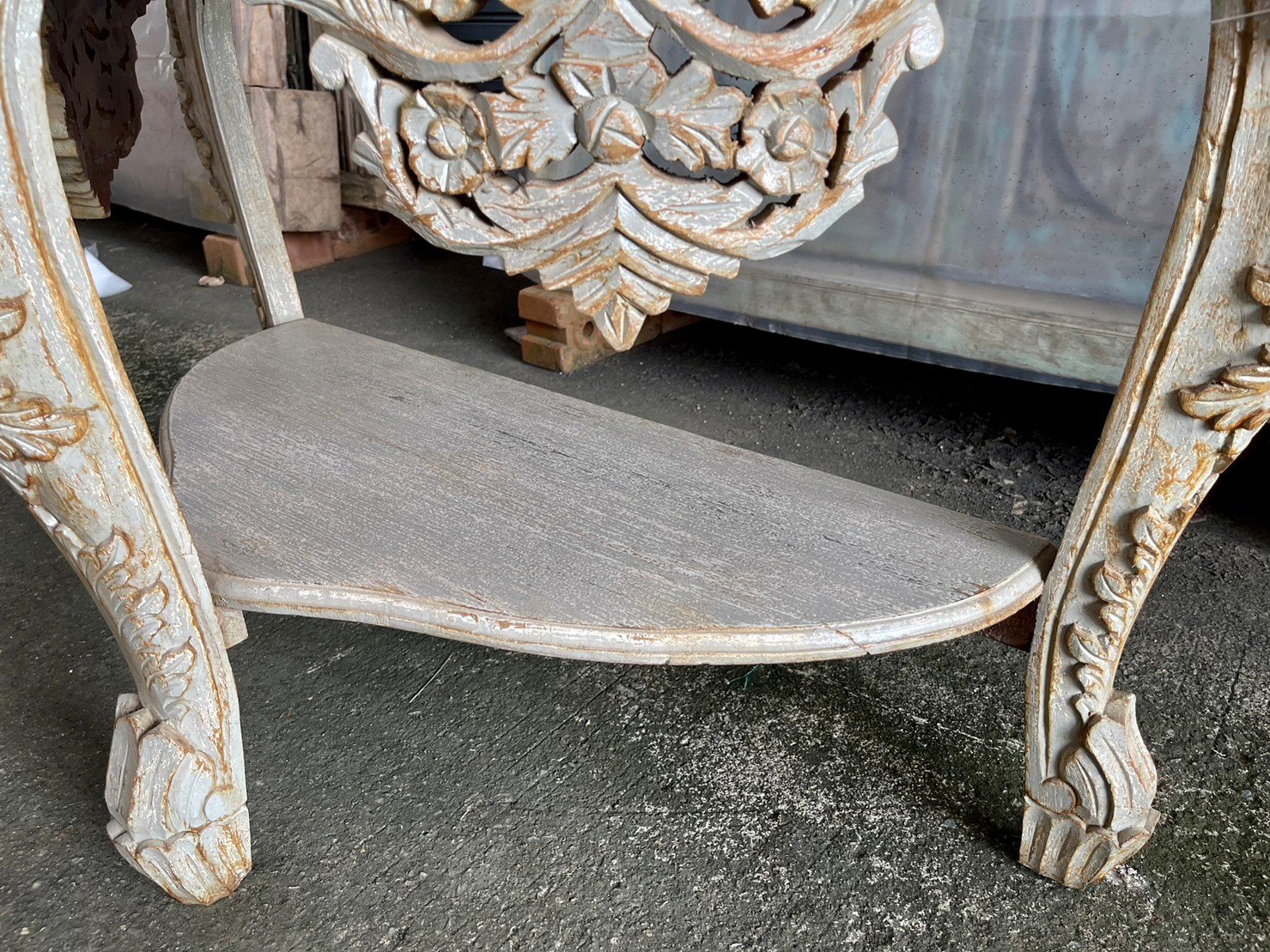 vintage console tables