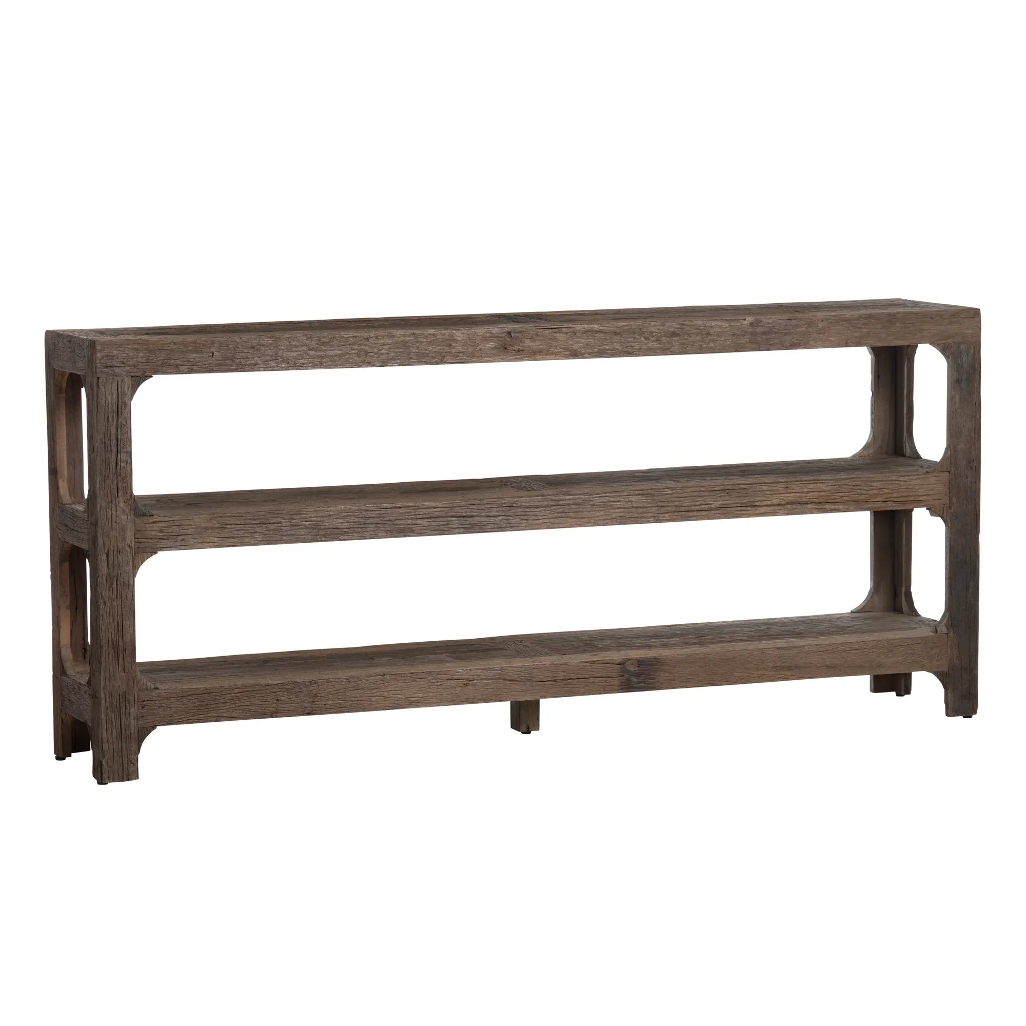 vintage plank console table