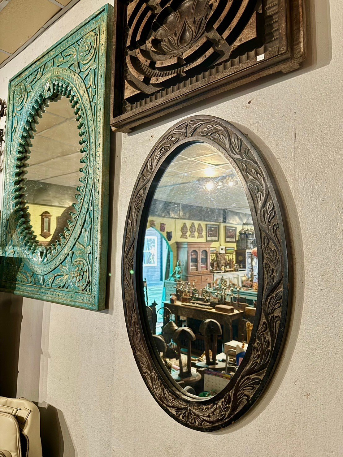 wall hanging mirror frame