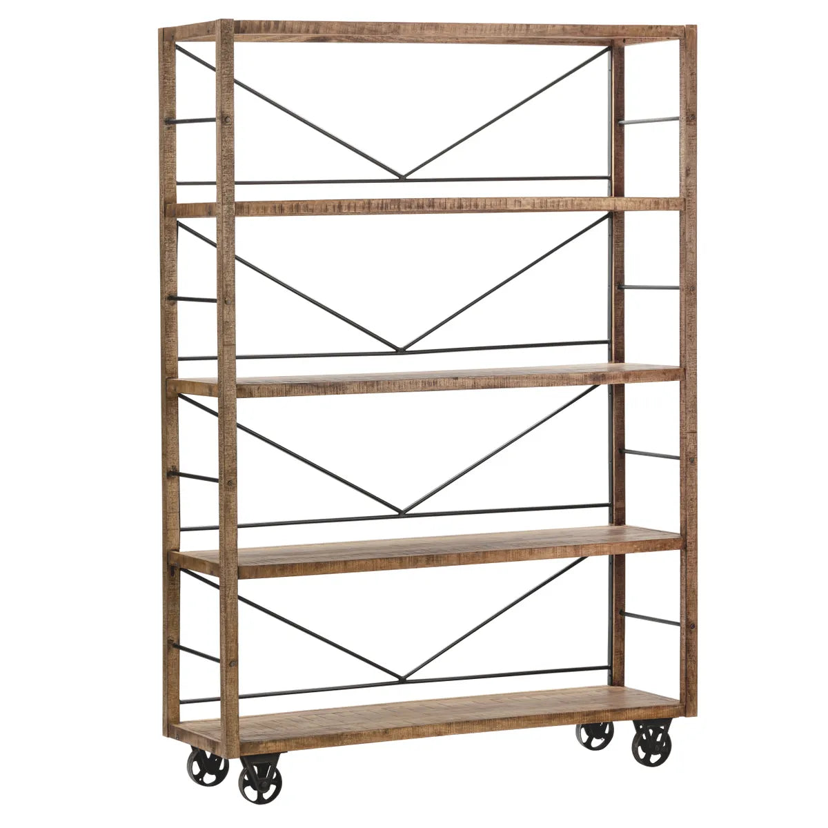 wheeled bookshelf