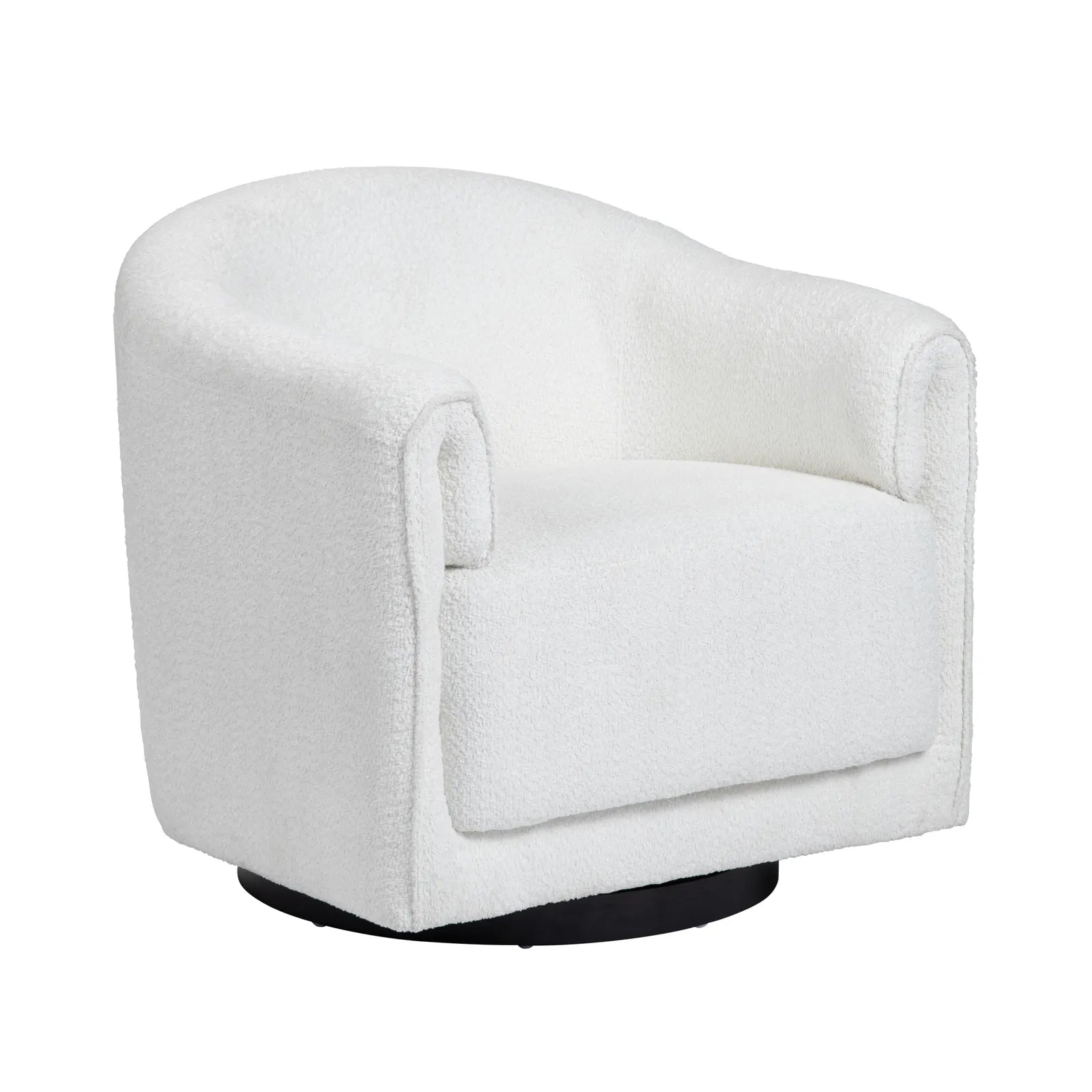 white accent chair