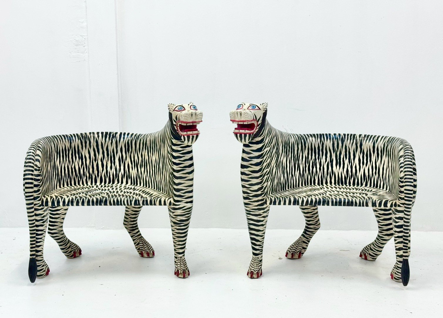 white tiger chair