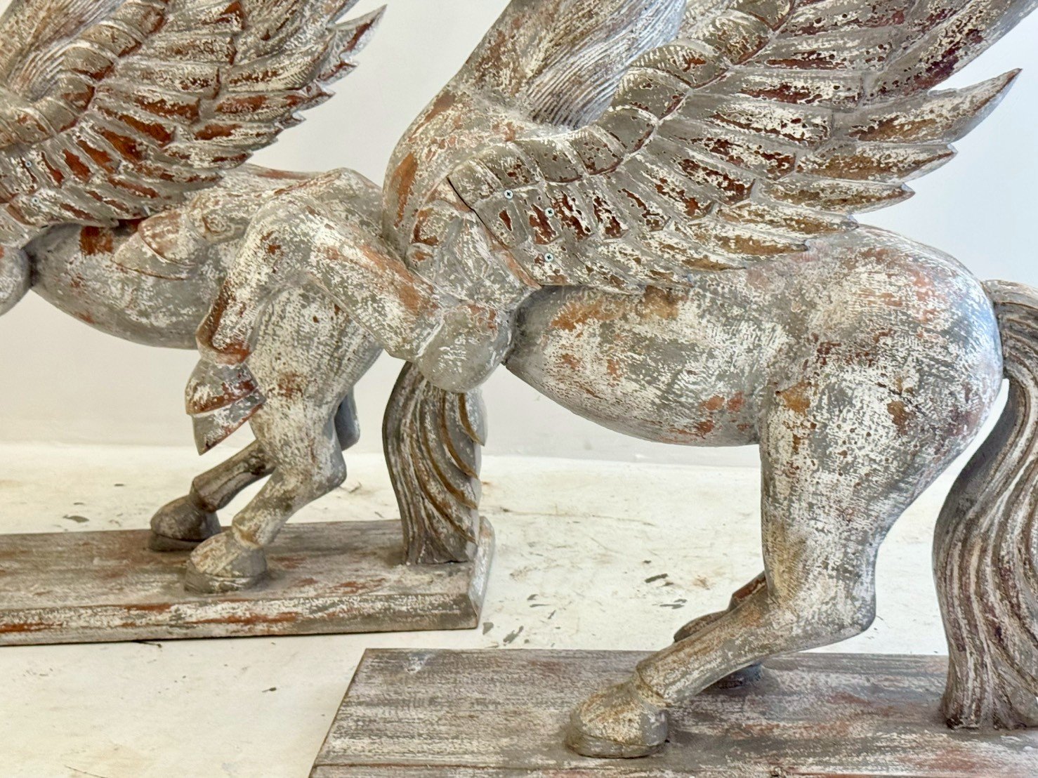 winged horse sculpture