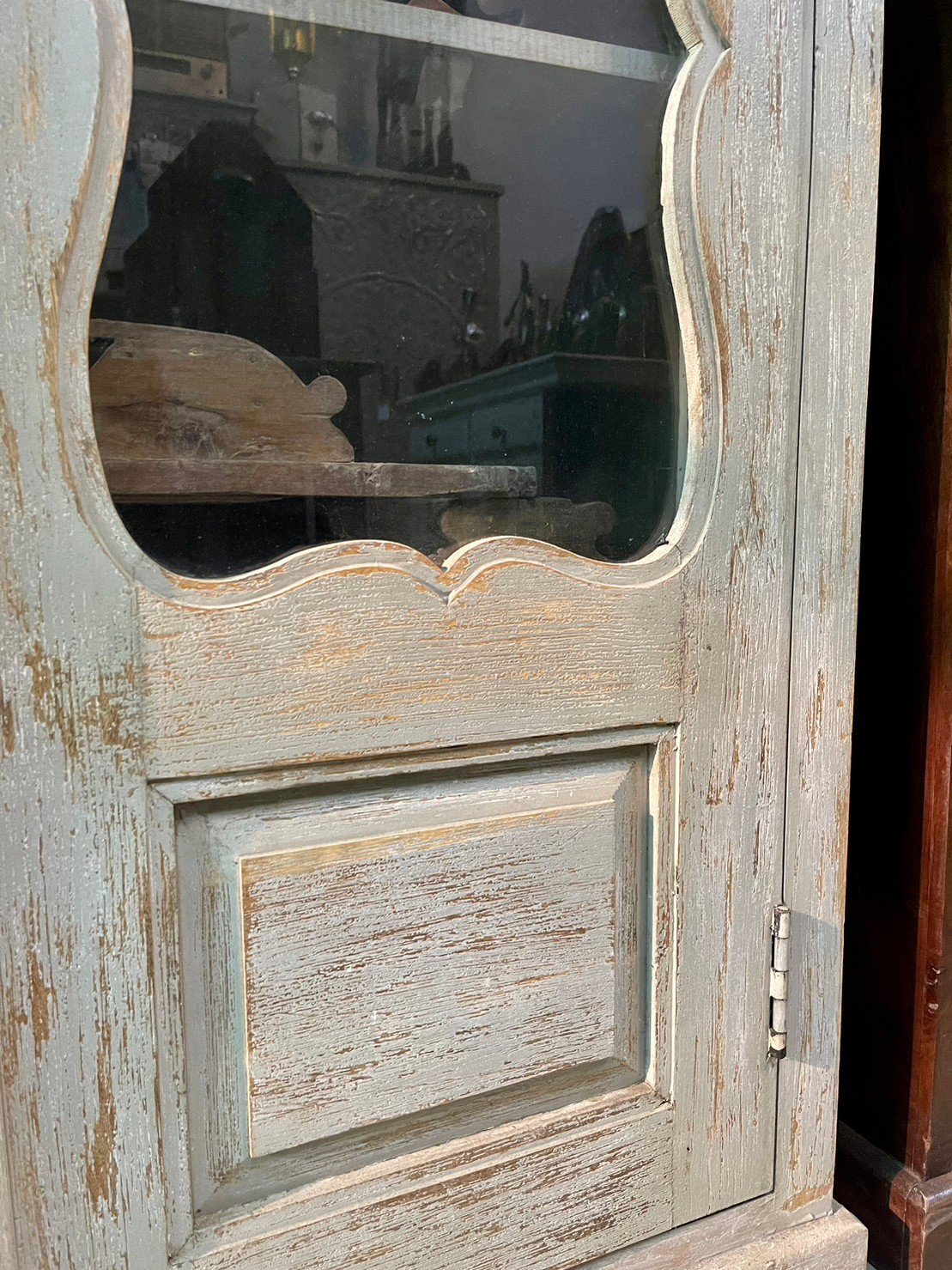  wood and glass cabinets