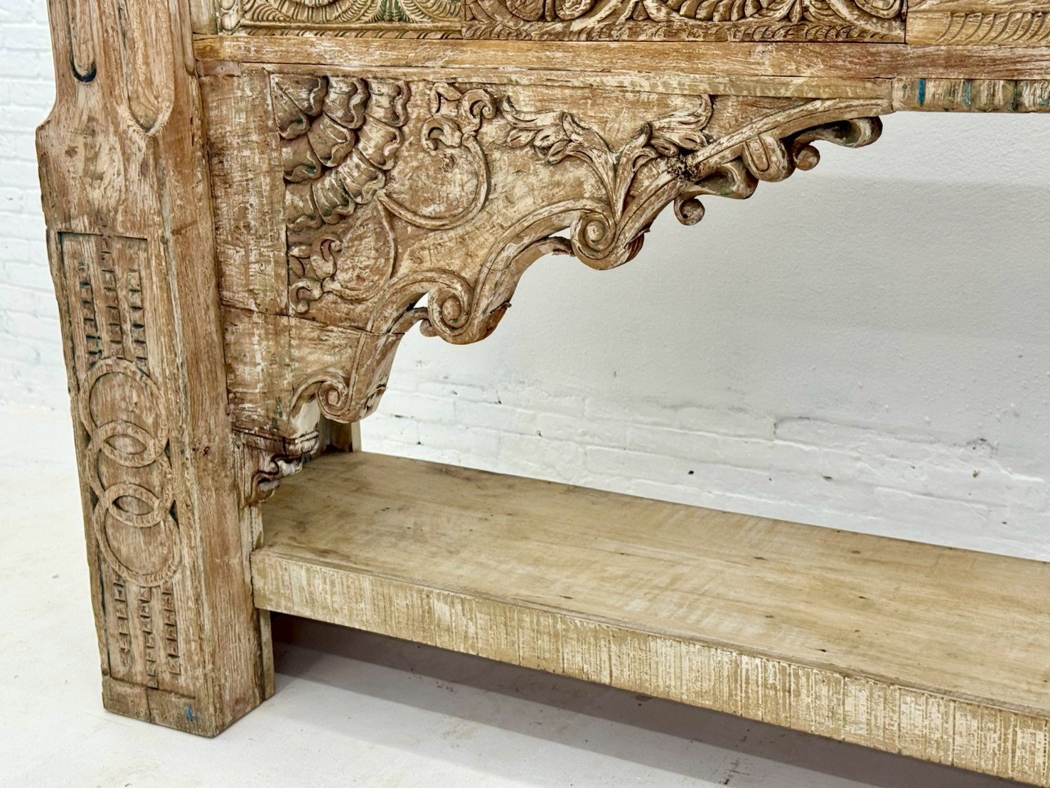 wood console tables