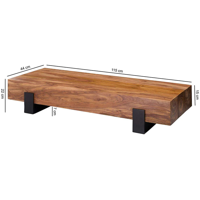 wood minimalist center table
