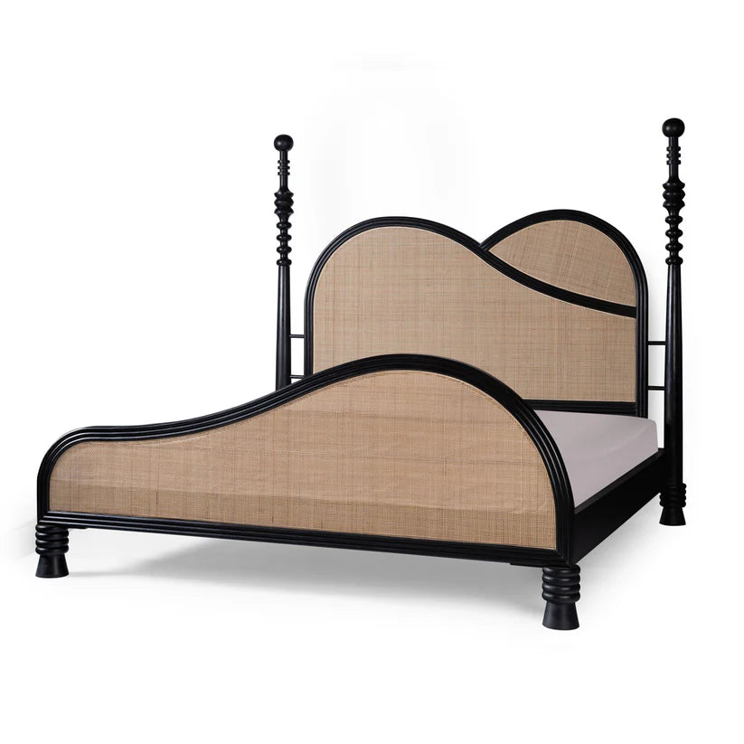 wood platform bed