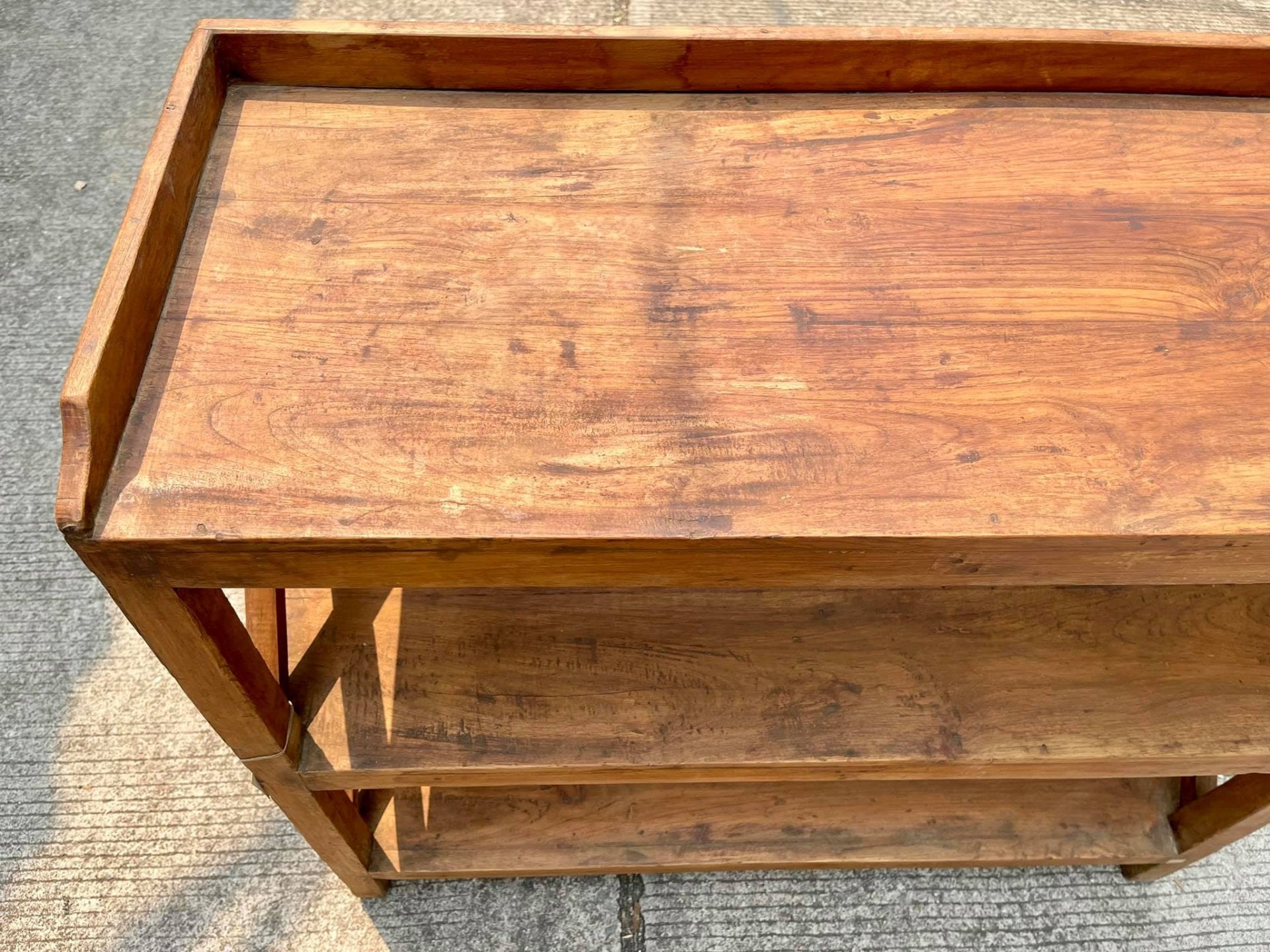 wood shoe rack