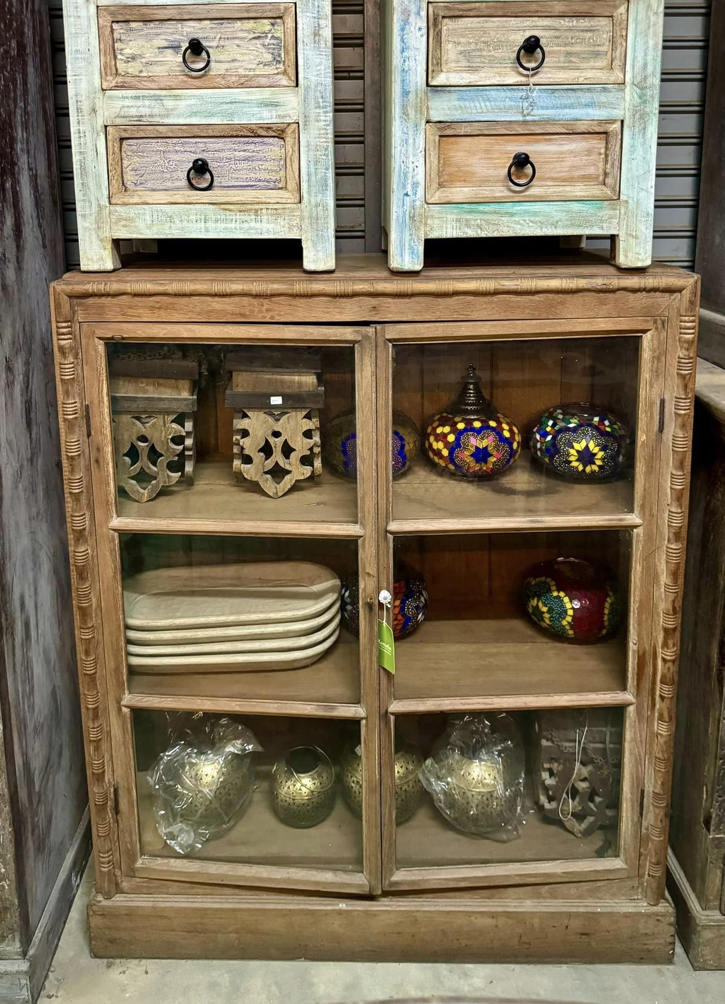 wooden Glass cabinets