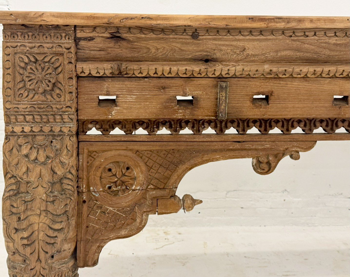 wooden console