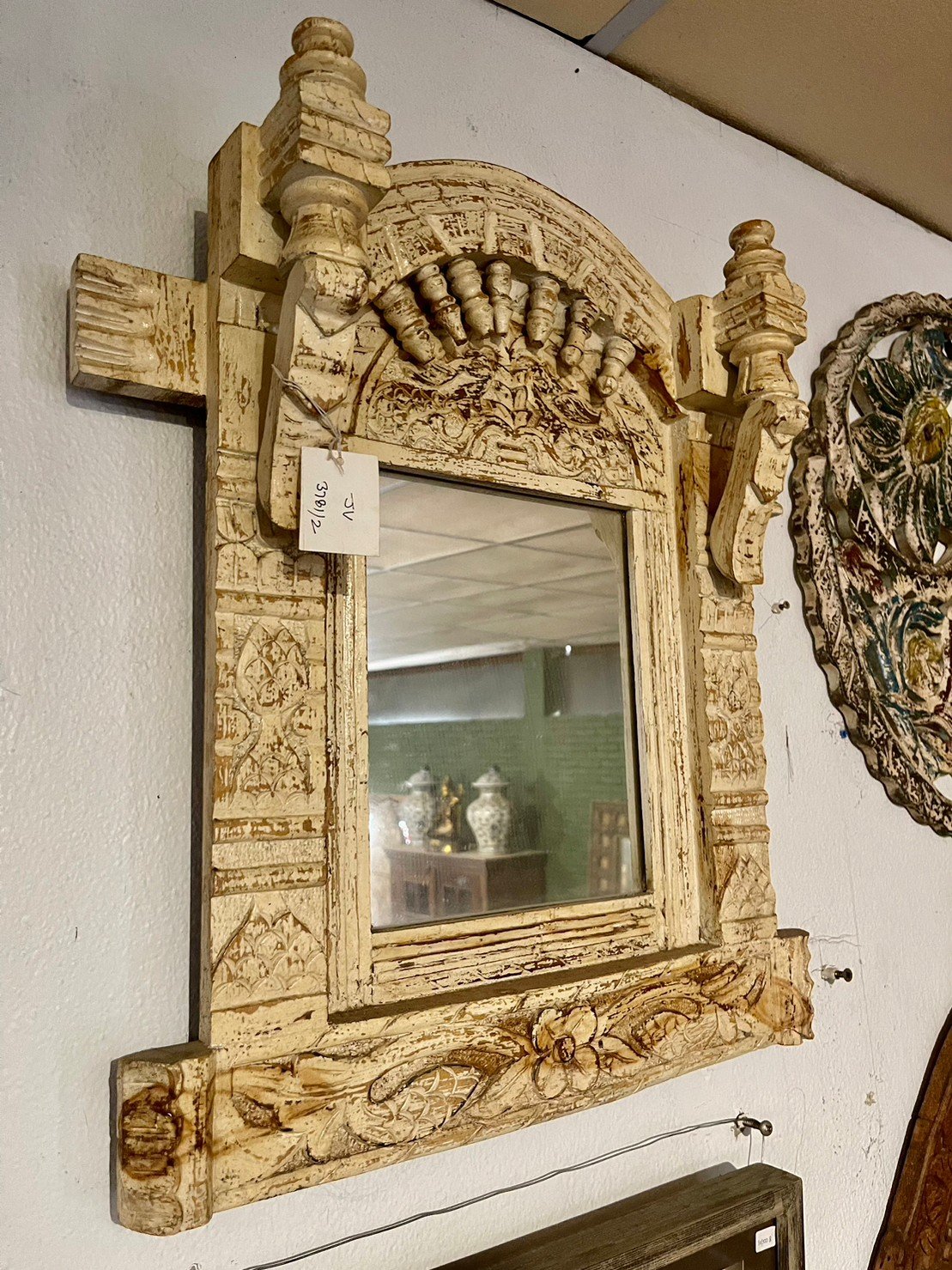 wooden frame design mirror