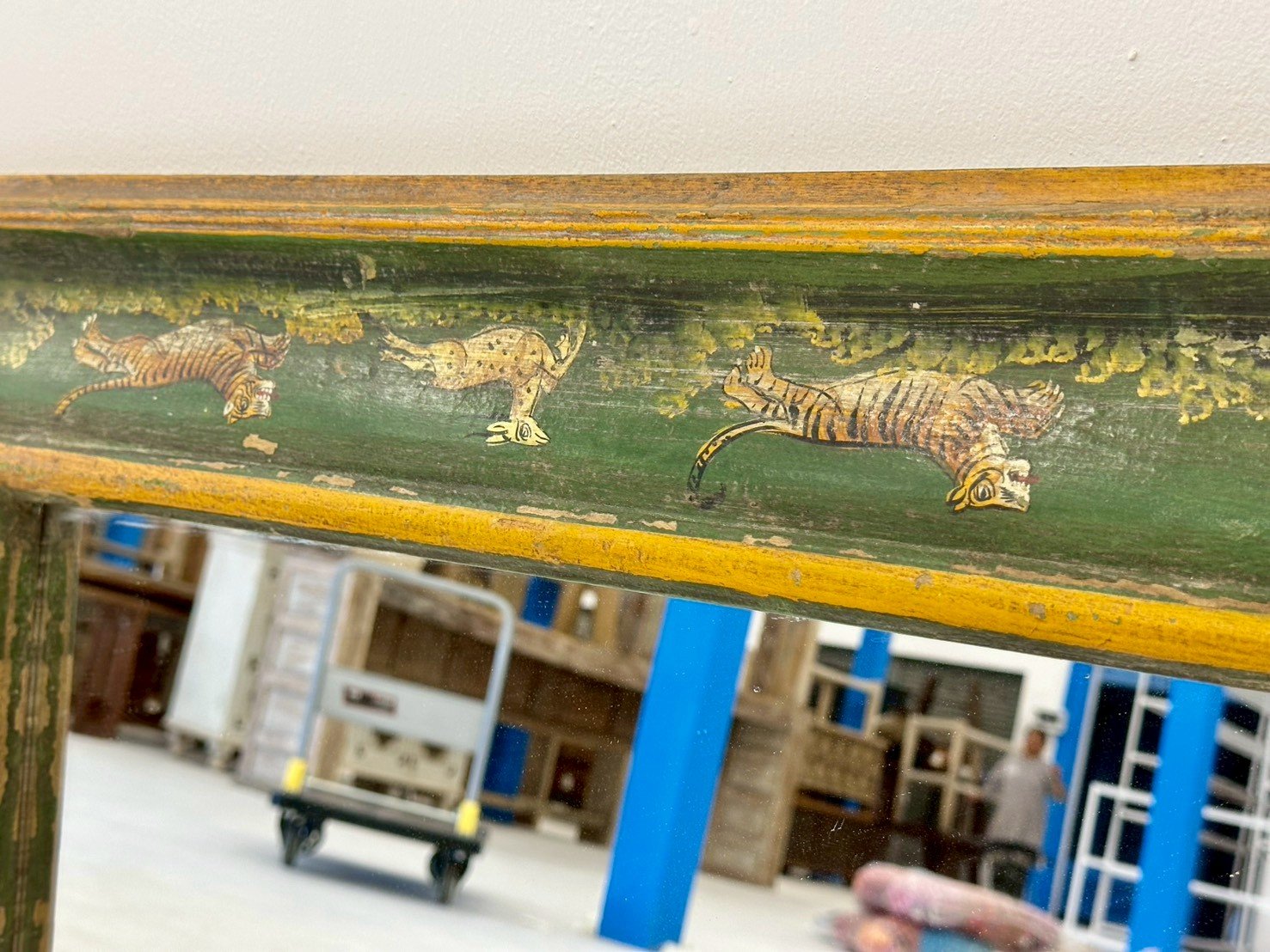 wooden frame wall mirrors