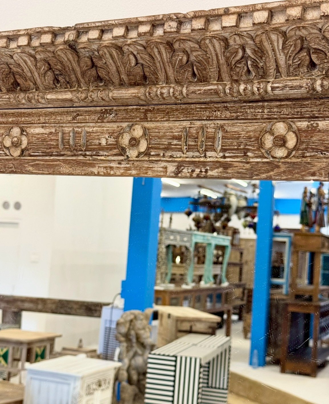 wooden mirror frame