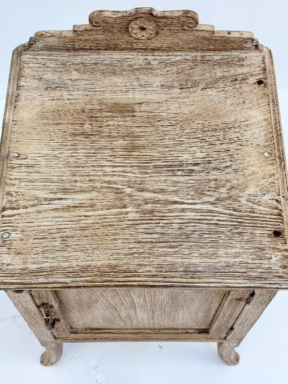 wooden nightstand