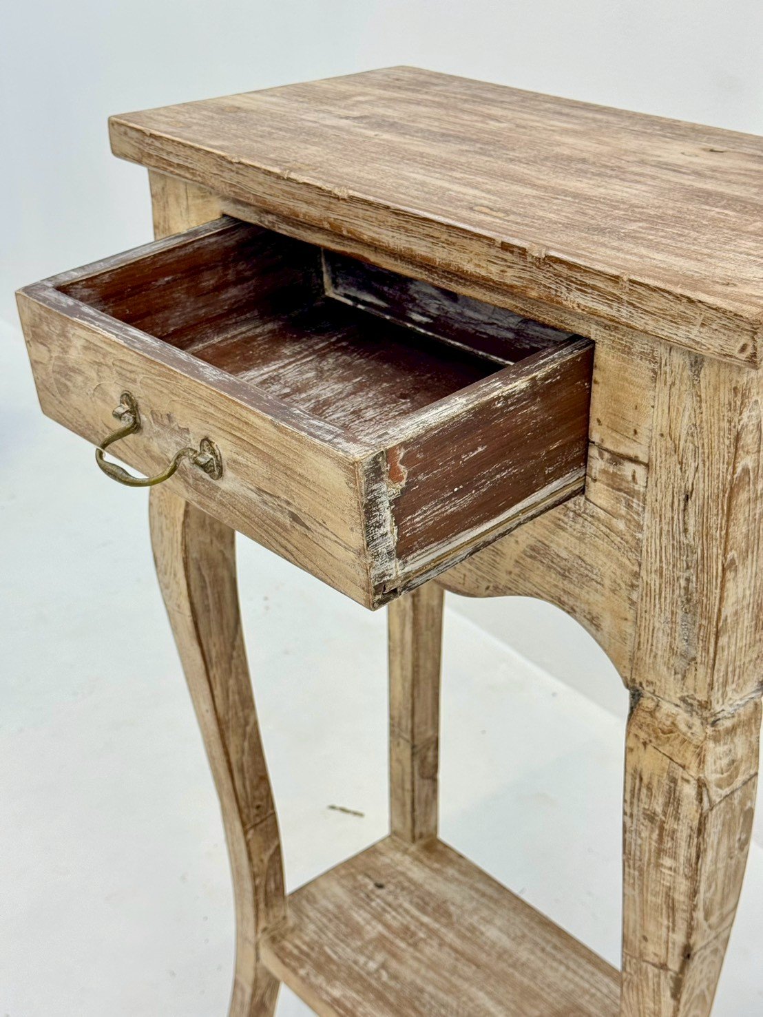 wooden side table