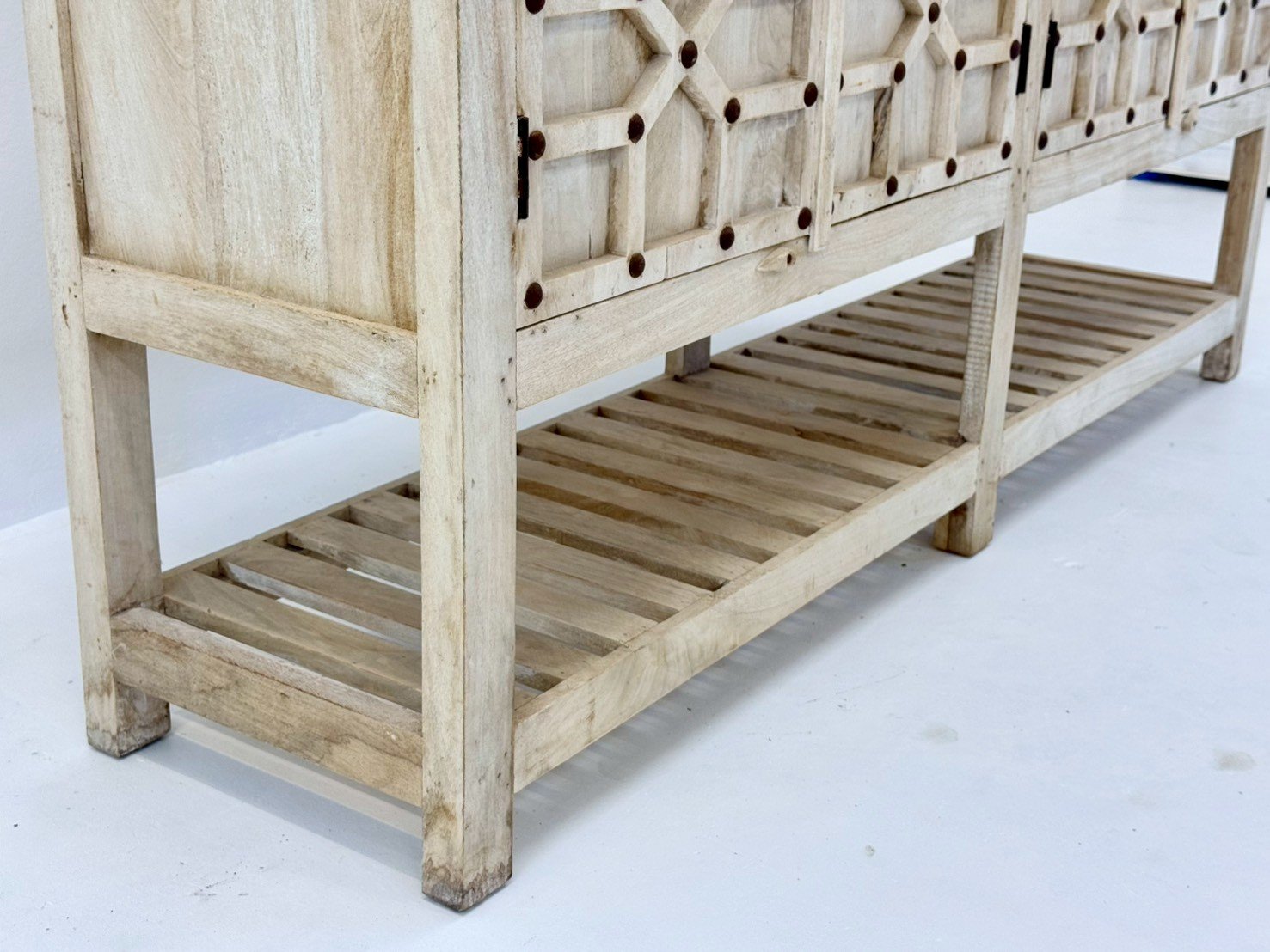 wooden sideboard