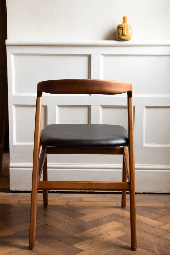work chair honey finish