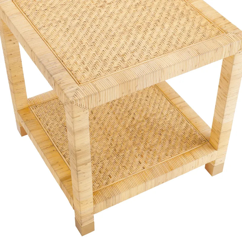 woven accent table