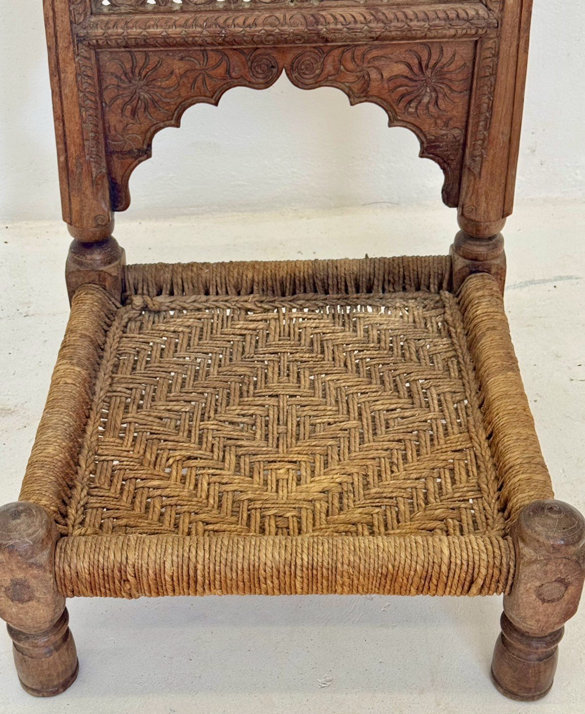woven antique chairs
