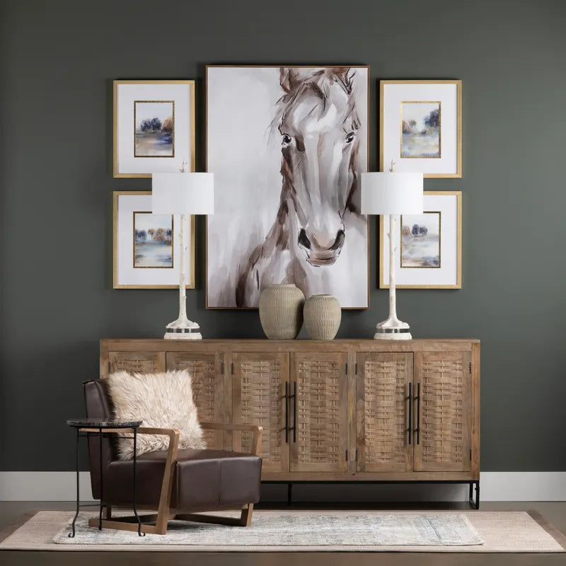 zanzibar basket weave sideboard